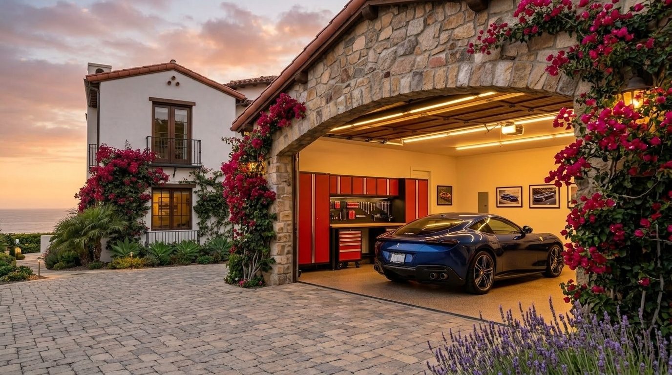Knowles Garage Door Service Garage Door Gliding Open Revealing Warm Illuminated Interior